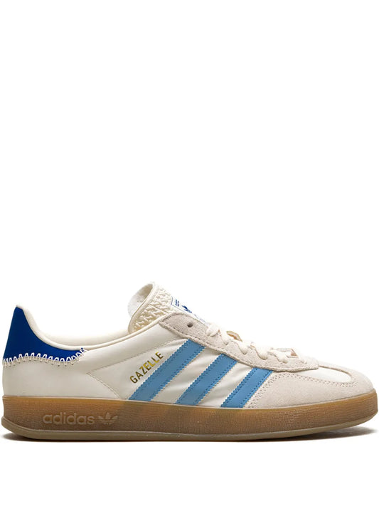 adidas Gazelle Indoor Off White Clear Sky Sneakers — White — Size US M 5.5 - US W 7 — Front View