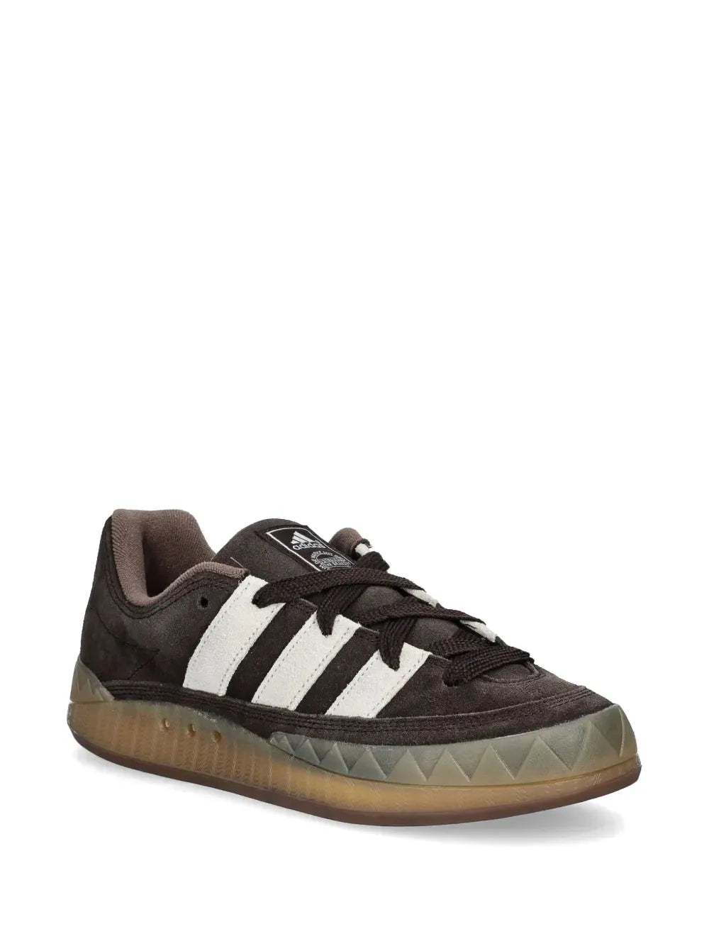 adidas Chunky Sole Sneakers — Brown — Size US M 9.5 - US W 11 — Side View