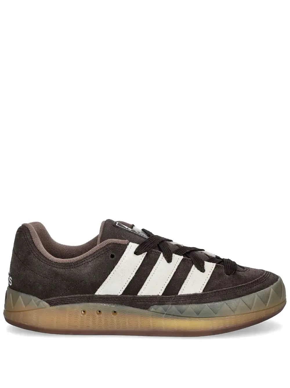 adidas Chunky Sole Sneakers — Brown — Size US M 9.5 - US W 11 — Front View