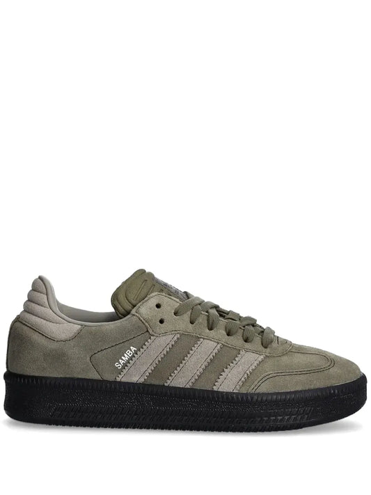 adidas Samba Xlg Sneakers — Olive Green — Size US M 11 - US W 12.5 — Front View
