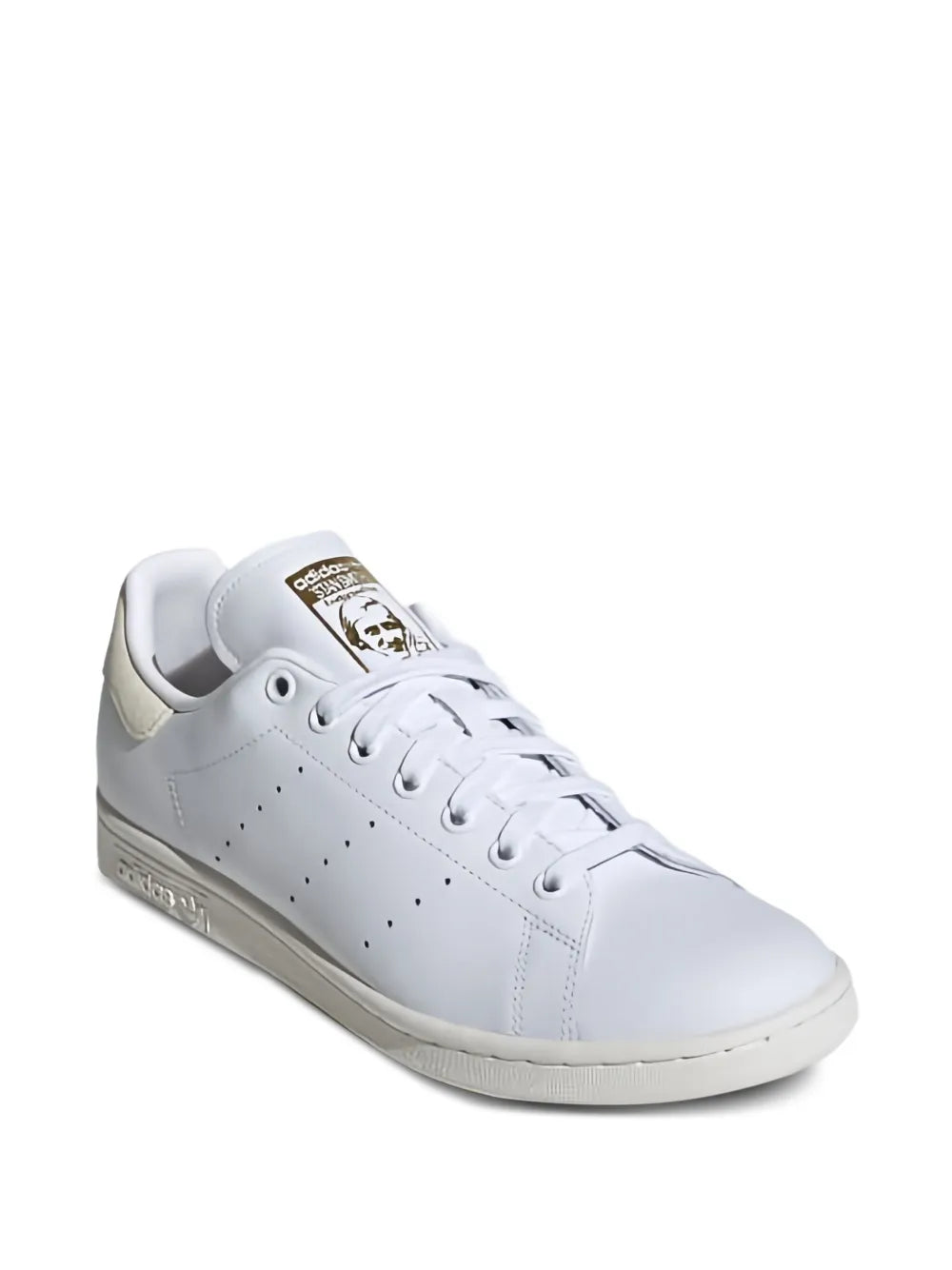 adidas Stan Smith Cloud White/Wonder White Sneakers — White — Size US M 8 - US W 9.5 — Side View
