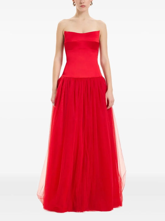 Vpm Atelier Amur Dress — Red — Size XS — Front View