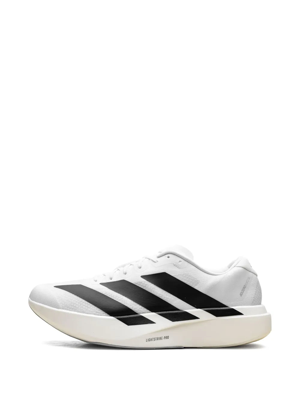 adidas Adizero Evo Sl White/Black Sneakers — White — Size US M 7 - US W 8.5 — Detail View