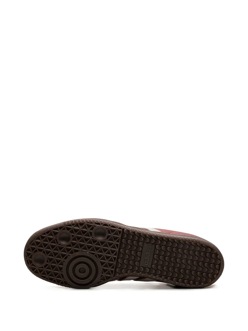 adidas Samba Og Sneakers — Ruby Red — Size US M 9.5 - US W 11 — Top View