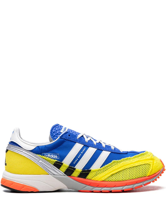 adidas Adizero Sl72 Bad Bunny - Blue Sneakers — Blue/White/Yellow — Size US M 7 - US W 8.5 — Front View