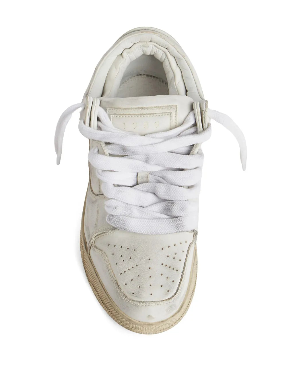 1989 Studio Dirty Sneakers — White — Size US M 3.5 - US W 5 — Top View