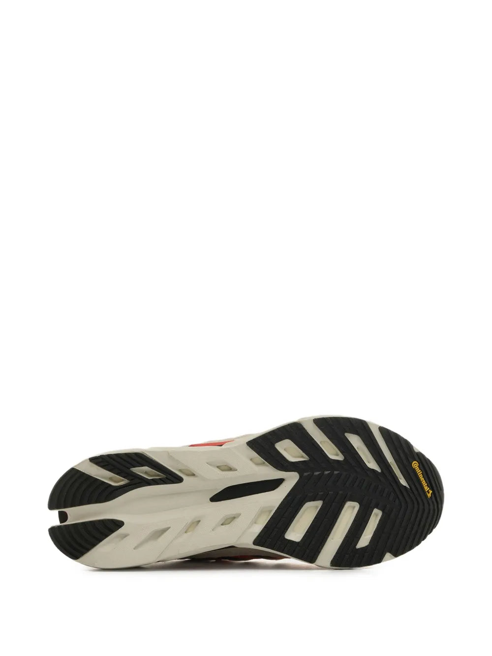 adidas Adistar Hrmy Running Sneakers — Beige / Orange — Size US M 4.5 - US W 6 — Back View