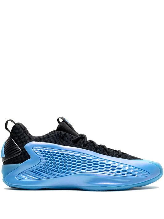 adidas A.E. 1 Low Blue Burst Sneakers — Black/Blue/White — Size US M 10 - US W 11.5 — Front View