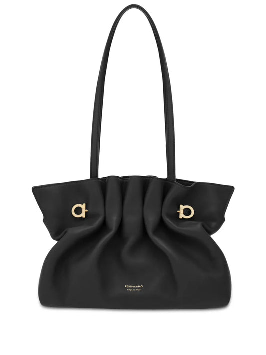 Ferragamo Small Soft Shoulder Bag — Same as shown — Size One Size — Front View