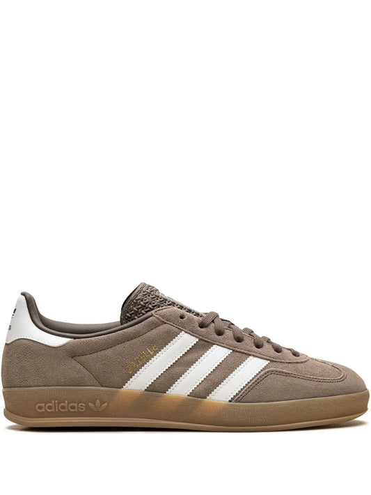 adidas Gazelle Indoor Sneakers — Brown — Size US M 11 - US W 12.5 — Front View