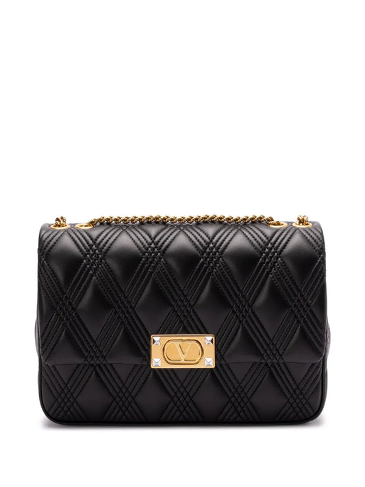 Valentino Garavani Leather Shoulder Bag — Same as shown — Size One Size — Front View