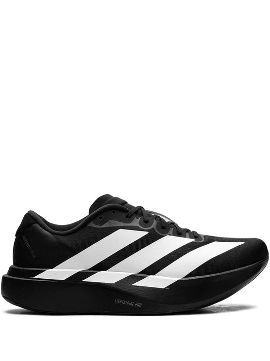 adidas Adizero Evo Black/White Sneakers — Black — Size US M 3.5 - US W 5 — Front View