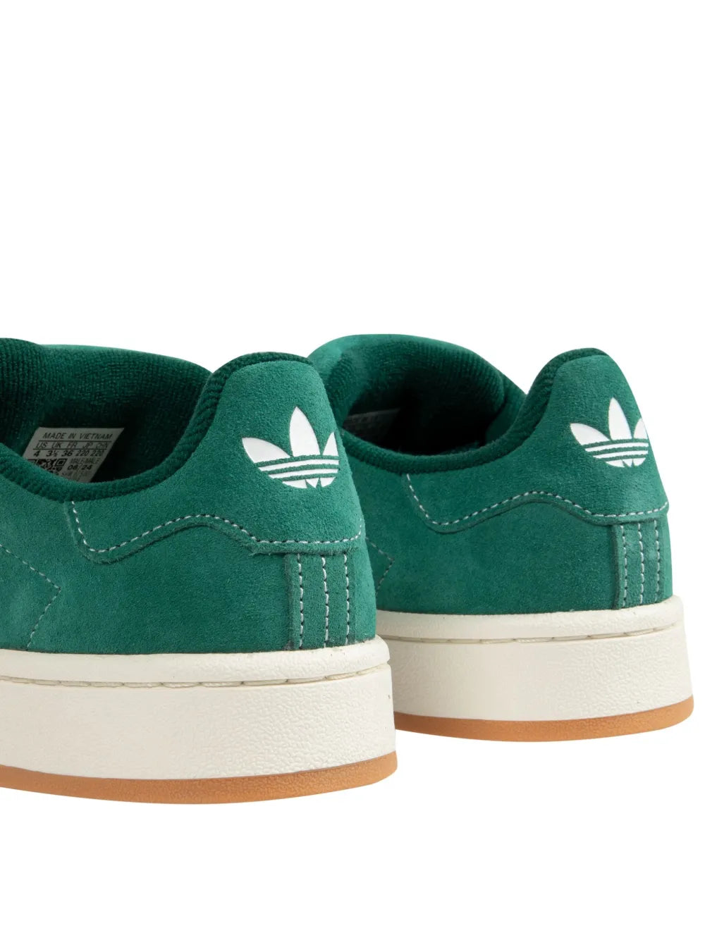 adidas Campus 00S Sneakers — Dark Green — Size US M 10 - US W 11.5 — Top View