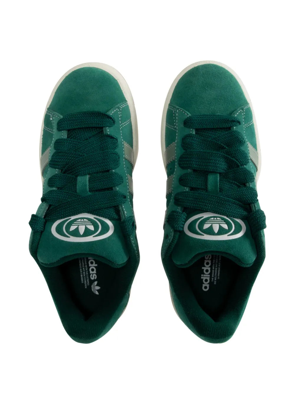 adidas Campus 00S Sneakers — Dark Green — Size US M 10 - US W 11.5 — Back View