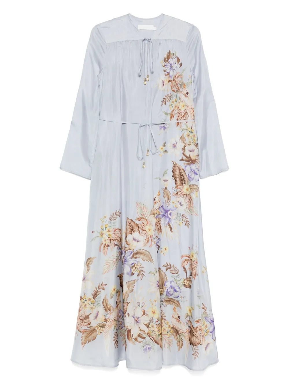 Zimmermann Coco Billow Maxi Dress — Blue — Size XS — Front View