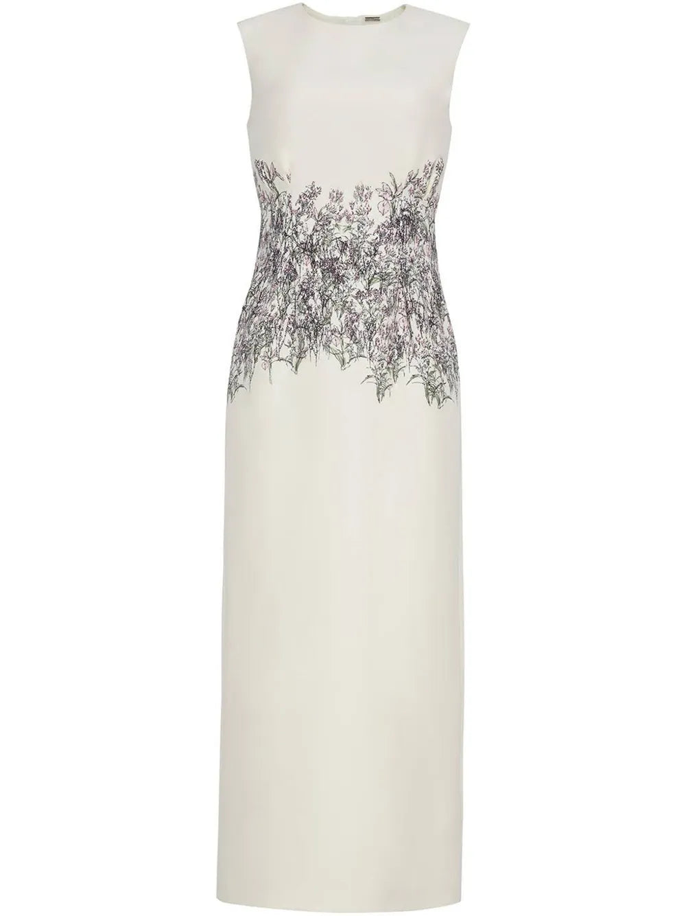 Adam Lippes Ophelia Midi Dress — White — Size S — Front View