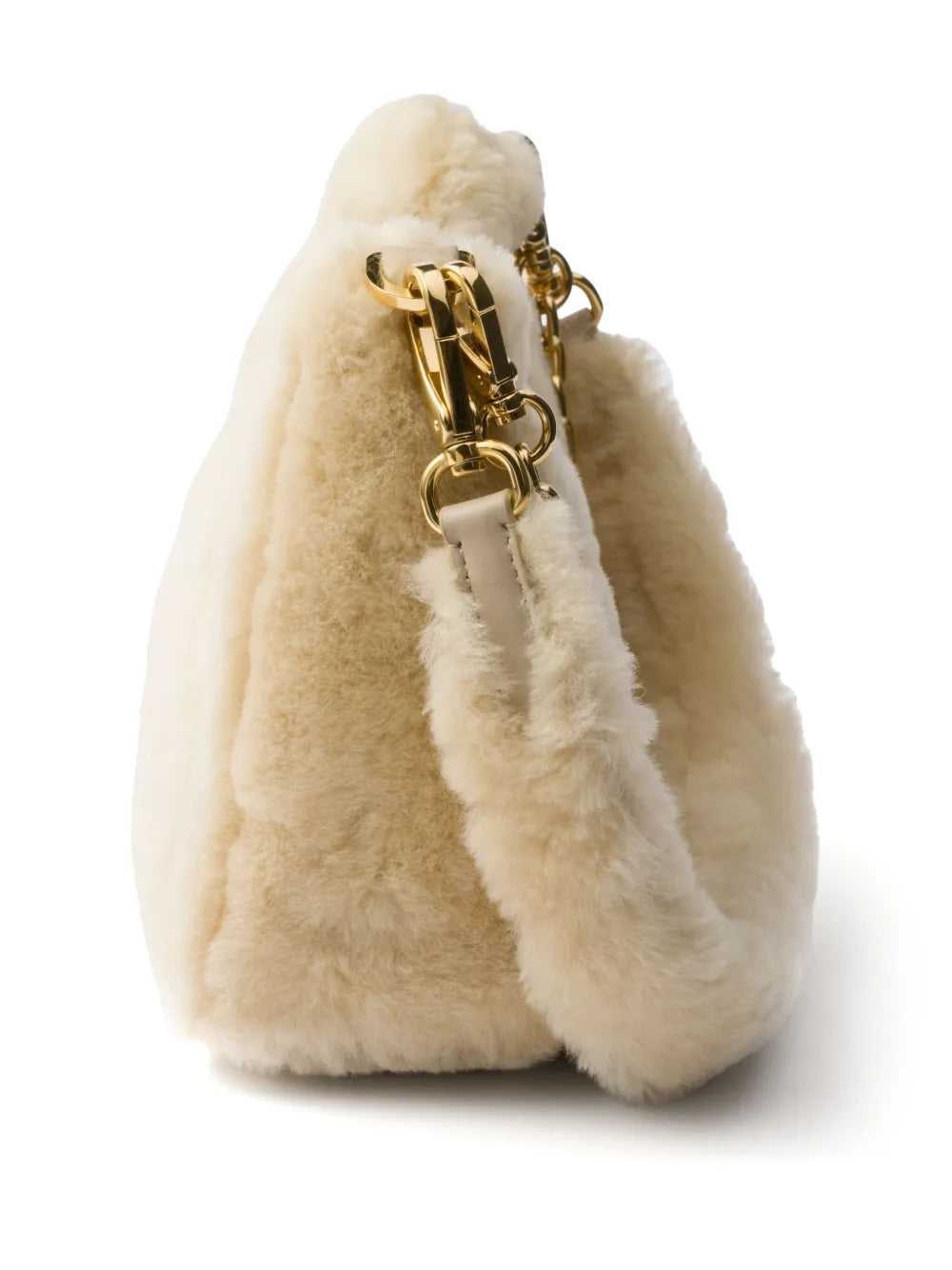 Prada Re Edition Shearling Mini Bag — Same as shown — Size One Size — Top View