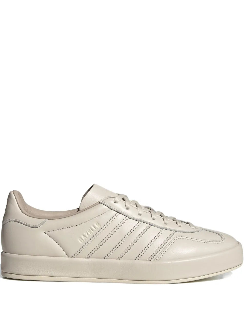 adidas Gazelle Indoor Luxe Pack - Alumina Sneakers — Light Beige — Size US M 3.5 - US W 5 — Front View