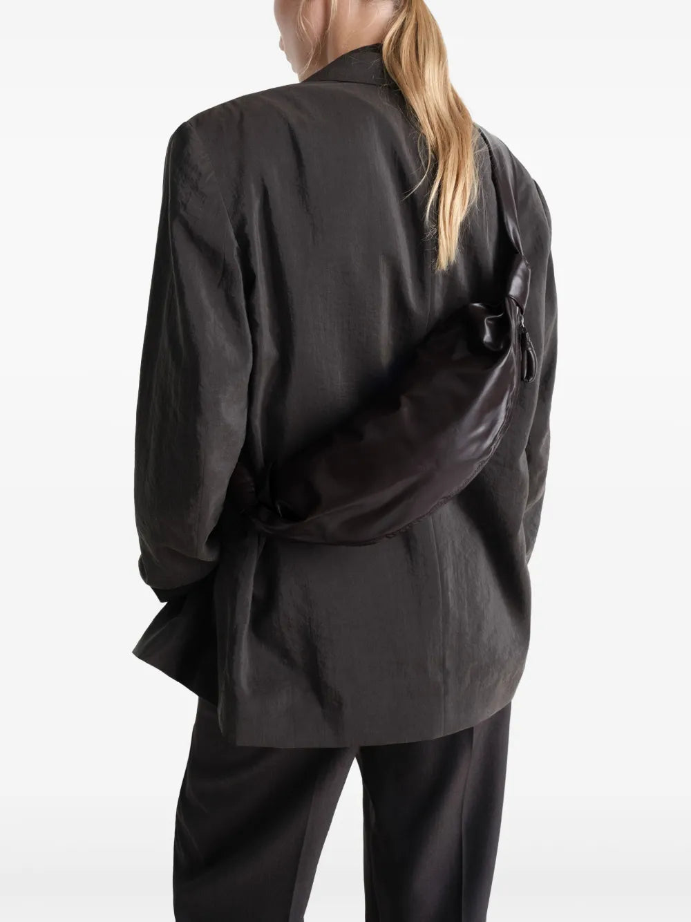 Lemaire Small Croissant Shoulder Bag — Same as shown — Size One Size — Side View