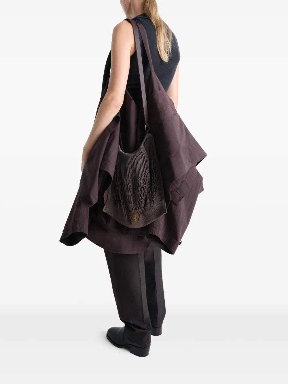 Lemaire Filt Net Messenger Bag — Same as shown — Size One Size — Side View