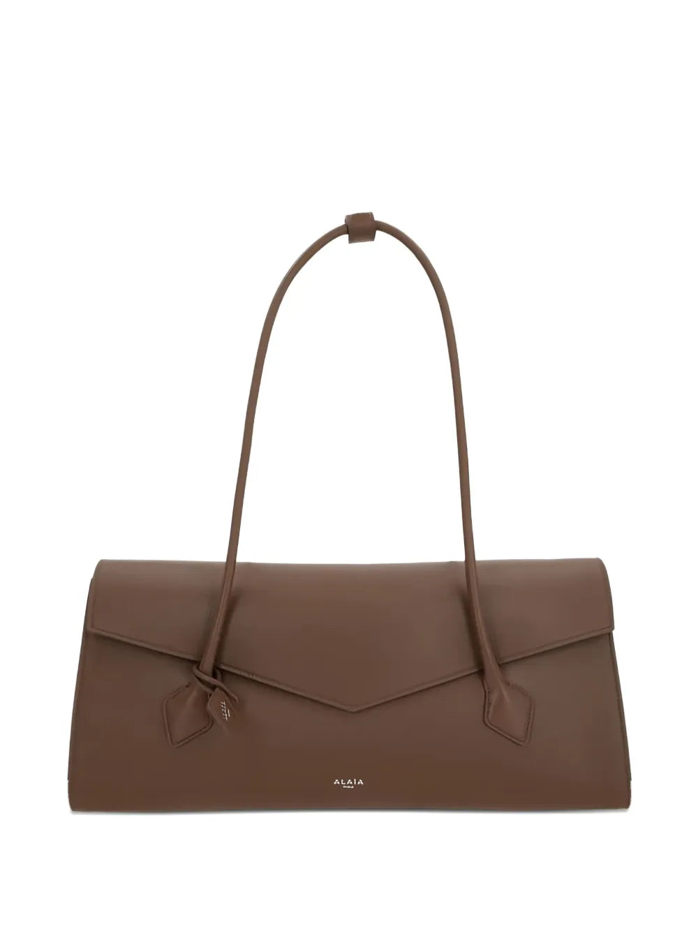 Alaia Le Teckel Flap Detail Leather Shoulder Bag — Same as shown — Size One Size — Front View