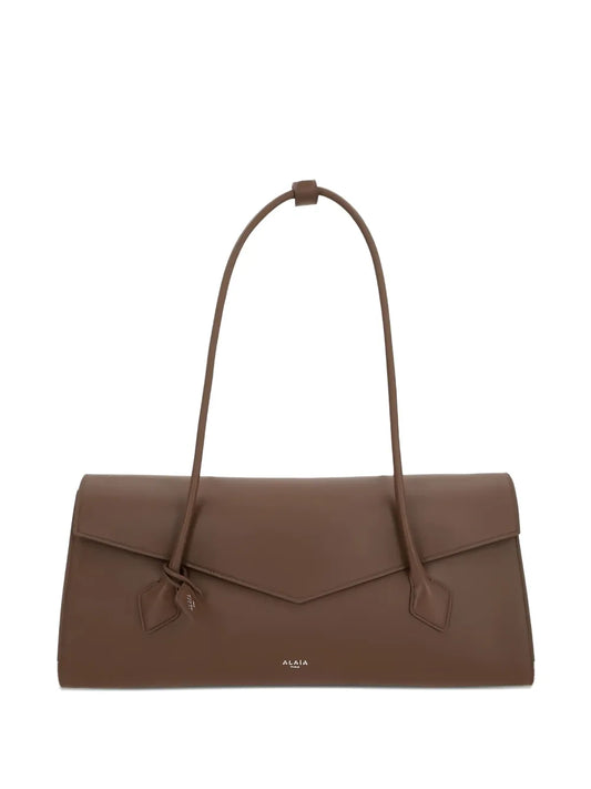 Alaia Le Teckel Flap Detail Leather Shoulder Bag — Same as shown — Size One Size — Front View