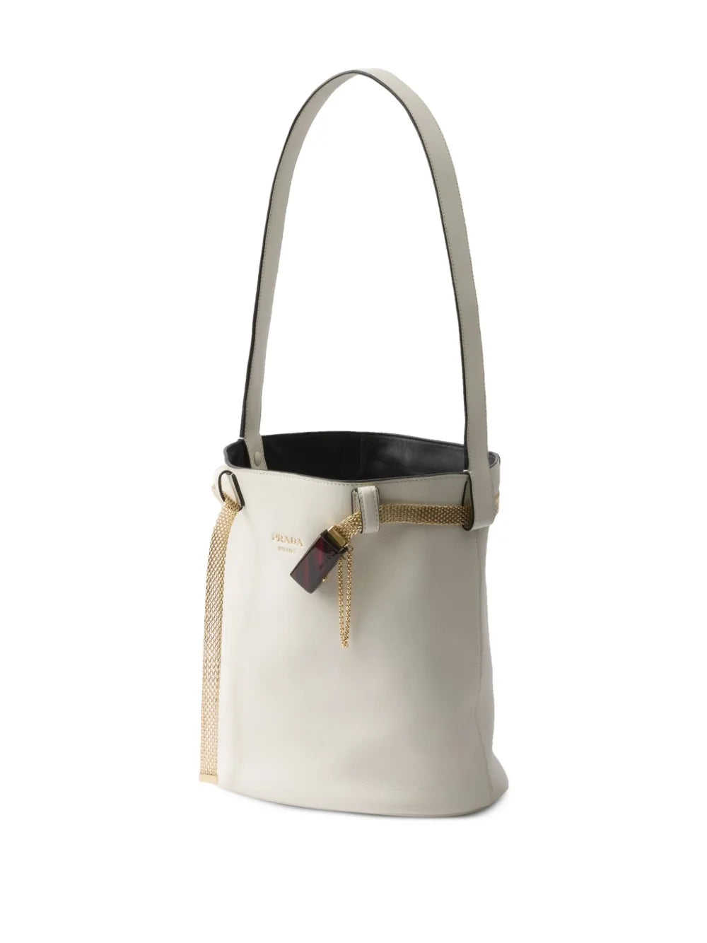 Prada Buckle Bucket Bag — Same as shown — Size One Size — Detail View