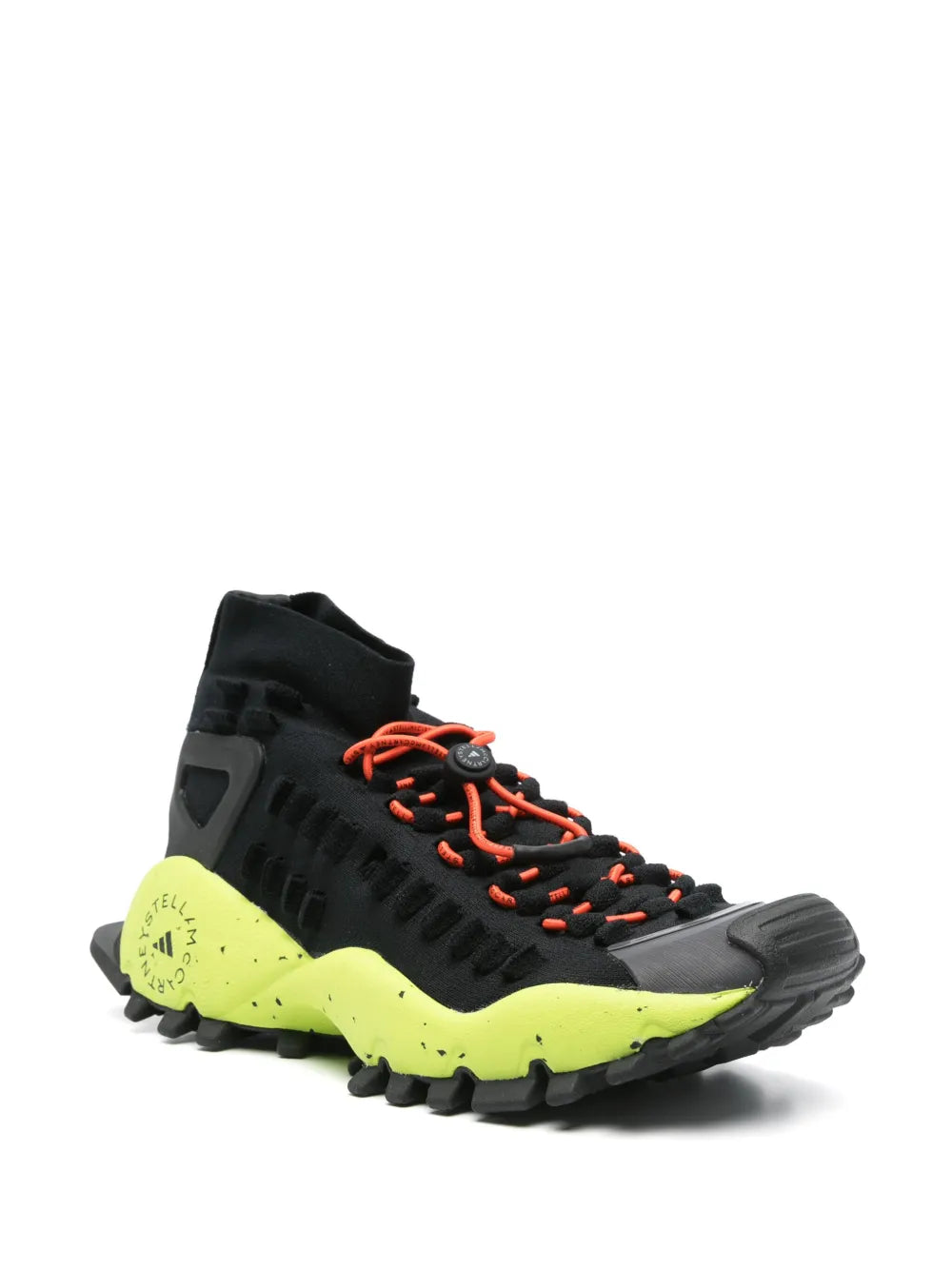 adidas By Stella Mccartney Seeulater Sneakers — Black — Size US M 10 - US W 11.5 — Side View