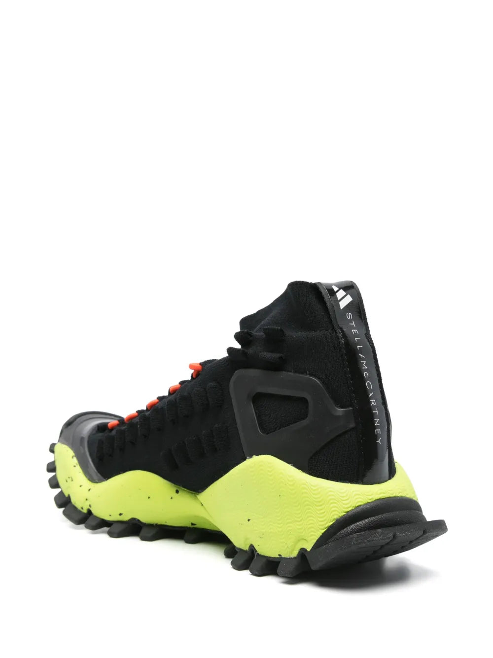 adidas By Stella Mccartney Seeulater Sneakers — Black — Size US M 10 - US W 11.5 — Back View