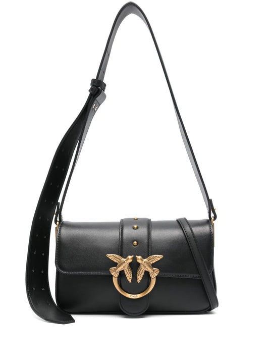 Pinko Mini Love One Slouchy Shoulder Bag — Same as shown — Size One Size — Front View