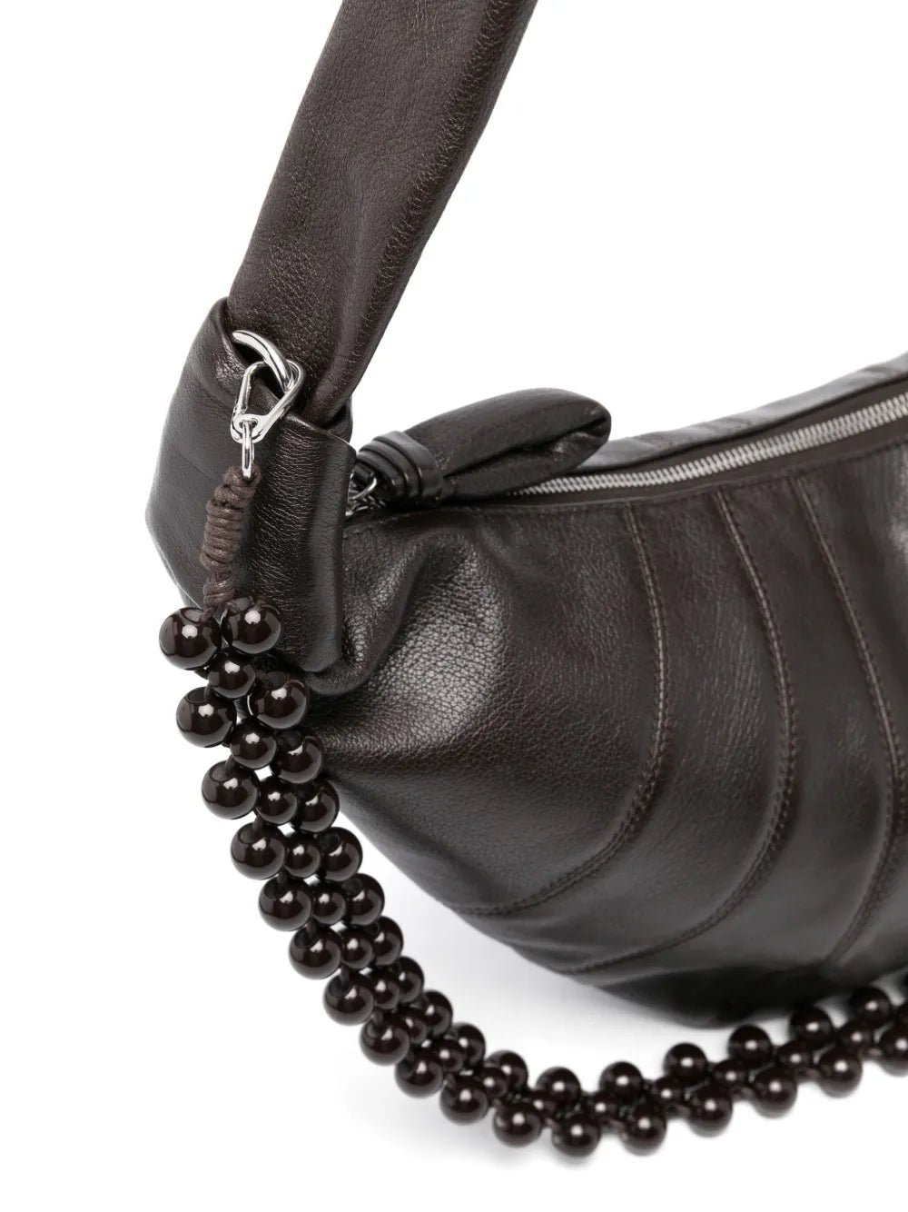 Lemaire Medium Pearls Croissant Shoulder Bag — Same as shown — Size One Size — Top View