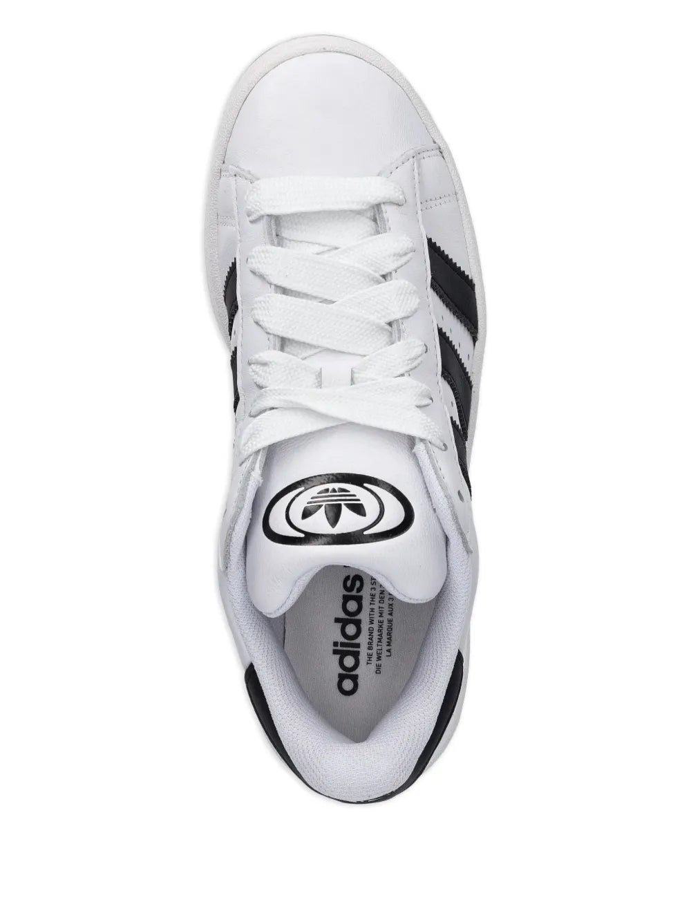 adidas Campus 00S Sneakers — White — Size US M 6 - US W 7.5 — Top View