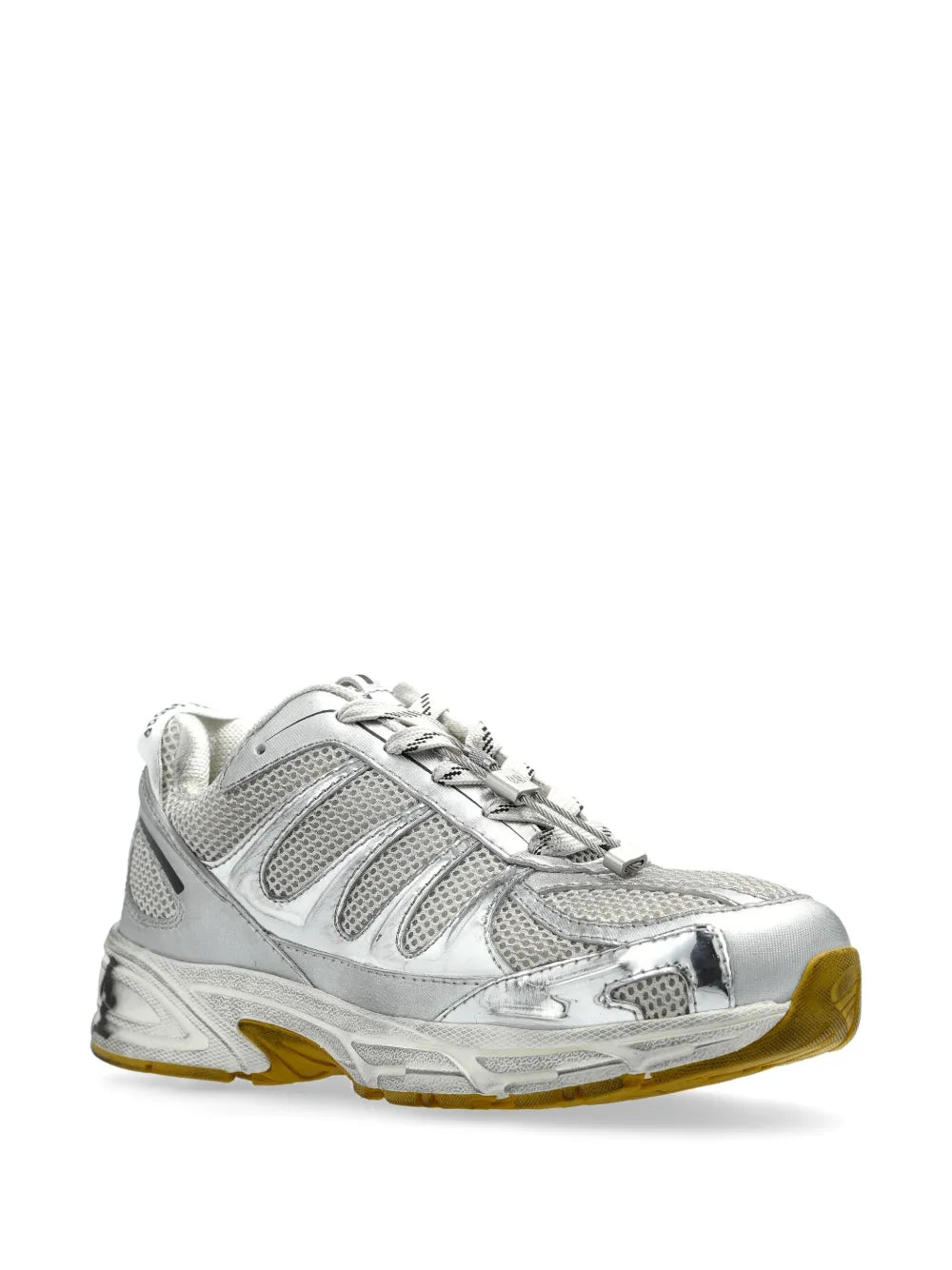 44 Label Group Dragger Sneakers — Silver-Tone — Size US M 3.5 - US W 5 — Side View