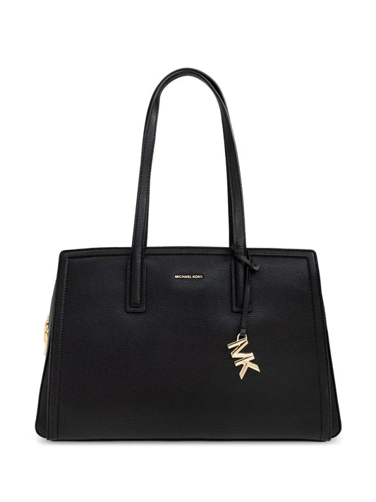 Michael Michael Kors Logo Charm Shoulder Bag — Same as shown — Size One Size — Front View