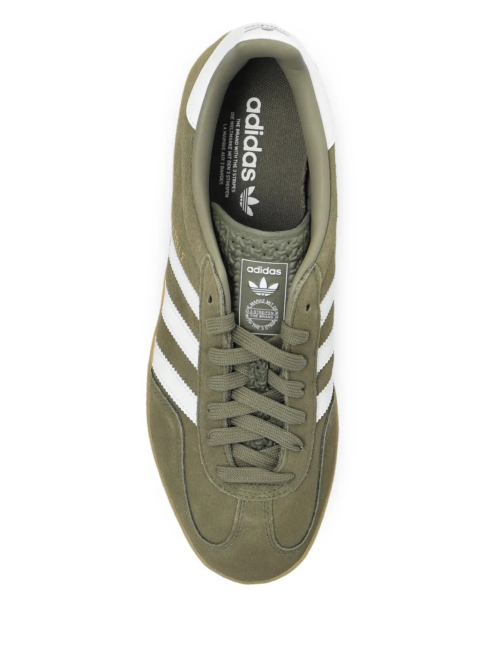 adidas Gazelle Trainers — Green — Size US M 8.5 - US W 10 — Top View