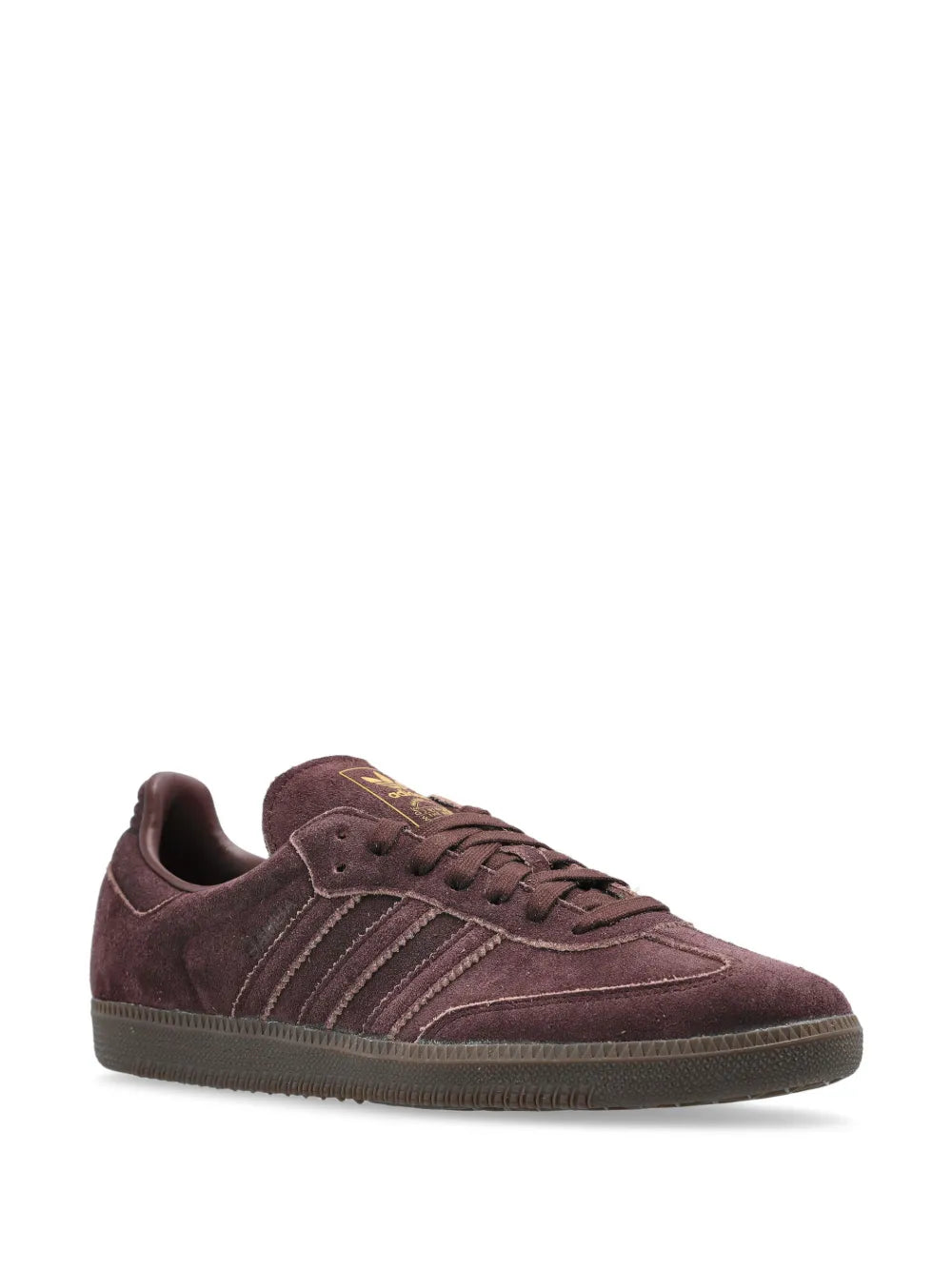 adidas Samba Sneakers — Chocolate Brown — Size US M 8 - US W 9.5 — Side View
