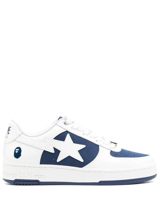 A Bathing Ape?Sta #6 Sneakers — Blue/White — Size US M 3.5 - US W 5 — Front View