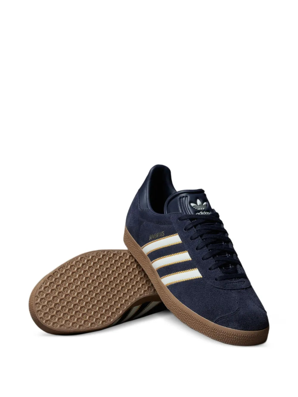 adidas Gazelle Juventus Sneakers — Dark Blue — Size US M 6 - US W 7.5 — Side View