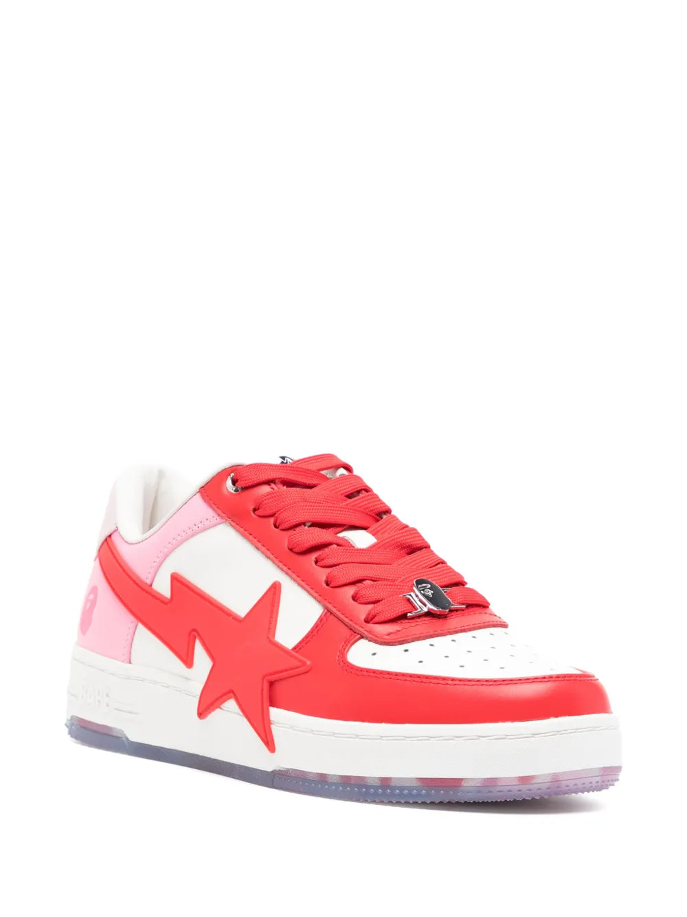 A Bathing Ape?Sta Os M2 Sneakers — Red — Size US M 3.5 - US W 5 — Side View