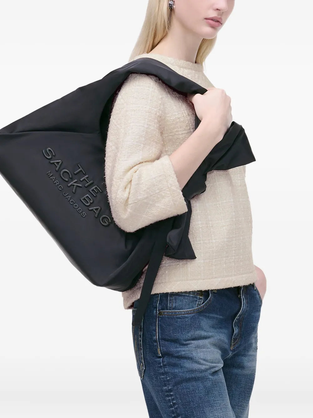 Marc Jacobs The Bow Nylon Sack Bag — Same as shown — Size One Size — Back View