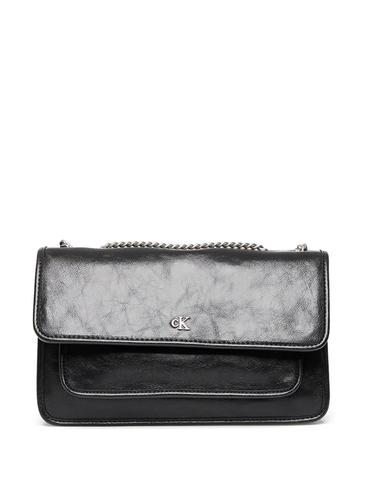 Calvin Klein Jeans Logo Lettering Shoulder Bag — Same as shown — Size One Size — Front View