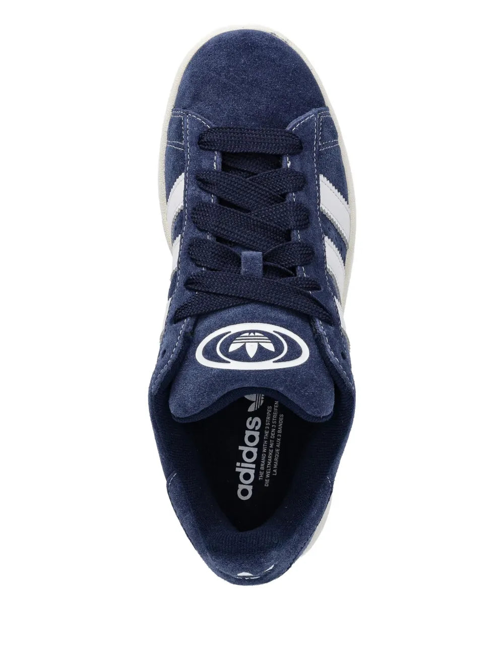 adidas Campus 00S Sneakers — Navy Blue — Size US M 7 - US W 8.5 — Top View