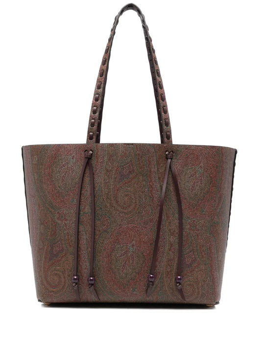 Etro Paisley Jacquard Shoulder Bag — Same as shown — Size One Size — Front View