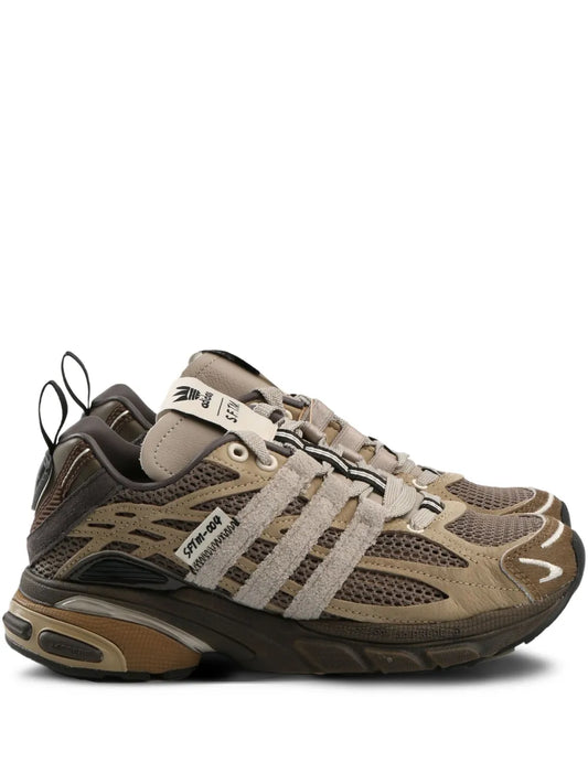 adidas Adistar Trainers — Earth Brown — Size US M 4.5 - US W 6 — Front View