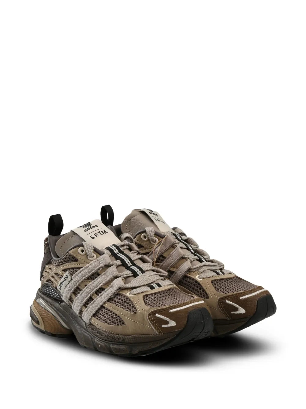 adidas Adistar Trainers — Earth Brown — Size US M 4.5 - US W 6 — Side View