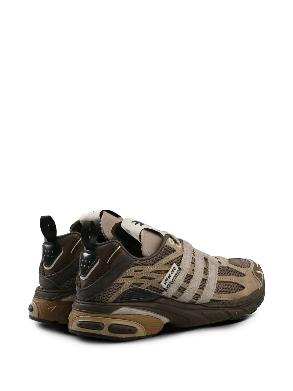 adidas Adistar Trainers — Earth Brown — Size US M 4.5 - US W 6 — Back View