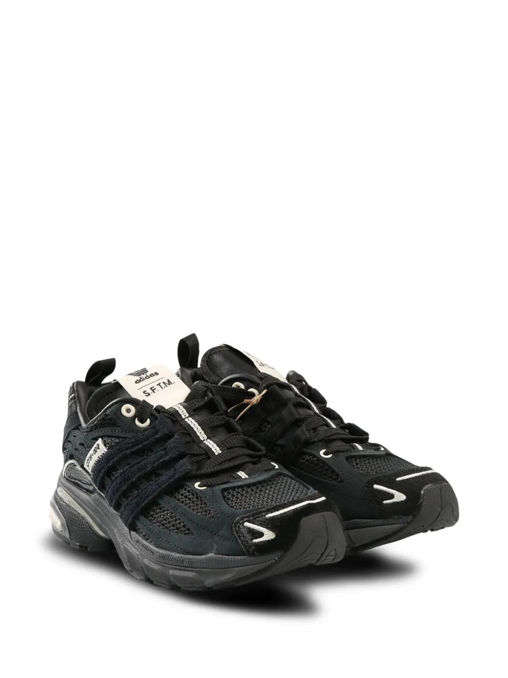 adidas Adistar Trainers — Black — Size US M 4.5 - US W 6 — Side View