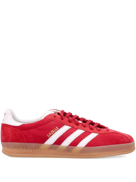 adidas Gazelle Indoor Pro Team Victory Red/White Sneakers — Bright Red — Size US M 5.5 - US W 7 — Front View