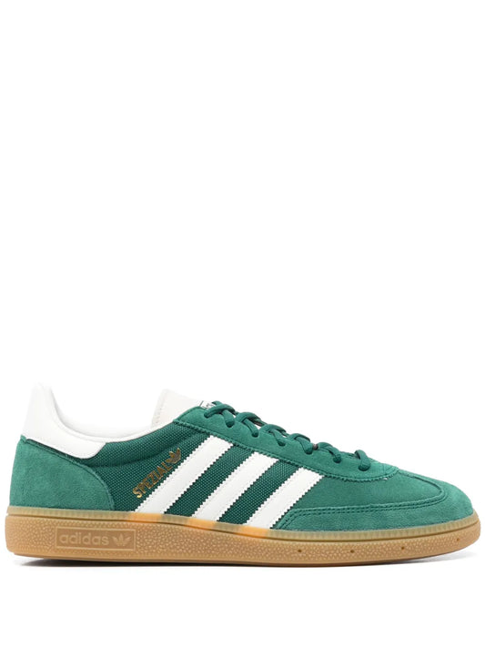 adidas Handball Spezial Green/White/Gum Sneakers — Grass Green — Size US M 8.5 - US W 10 — Front View