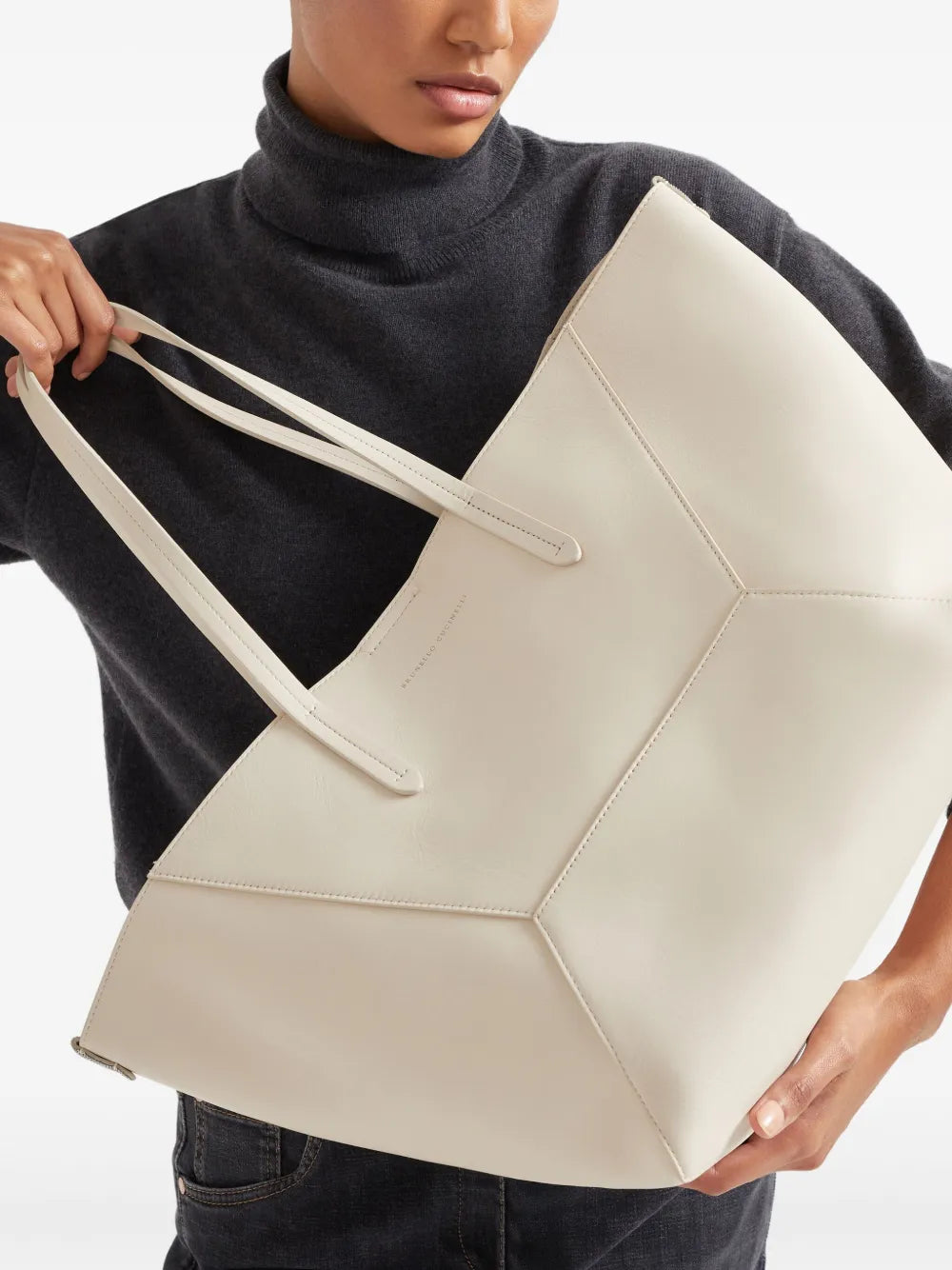 Brunello Cucinelli Duo Shoulder Bag — Same as shown — Size One Size — Side View